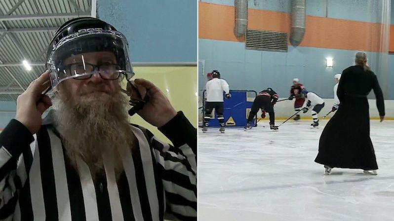 Kněz se stal v 50 letech hokejovým rozhodčím, chce sloužit lidem